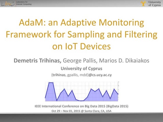 AdaM: an Adaptive Monitoring Framework for Sampling and Filtering on IoT Devices
