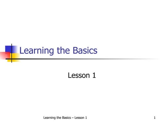 Dw Lesson01