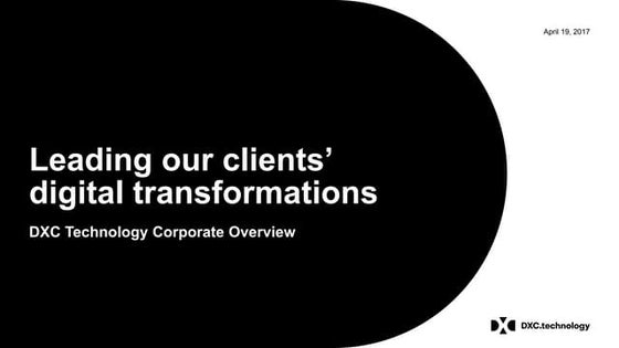 DXC Technology Corporate Overview