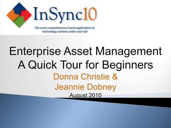 eAM 101 slides