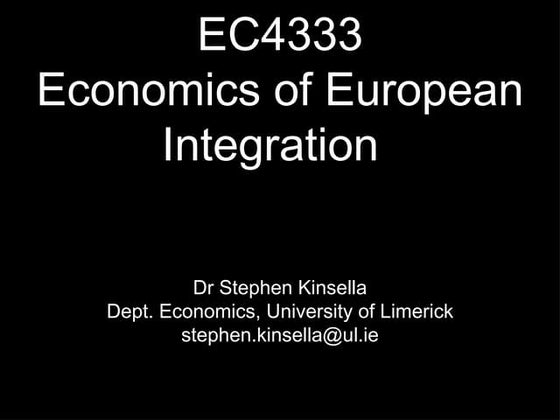 Ec4333 Lecture 1