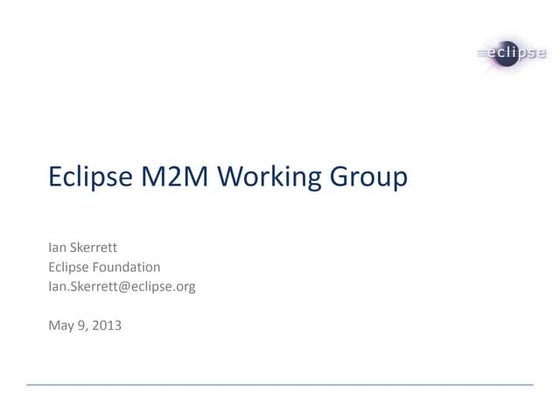 Eclipse m2m 