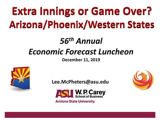 Extra innings or game over? The outlook for the local and regional economies ...