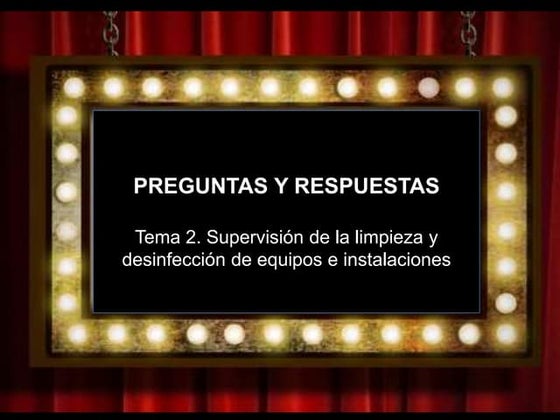 Preguntas y respuestas  seguridad e higiene