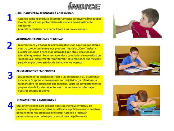 Habilidades para afrontar la agresividad 