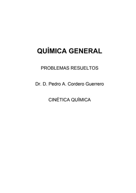 Ejercicios de cinetica 2