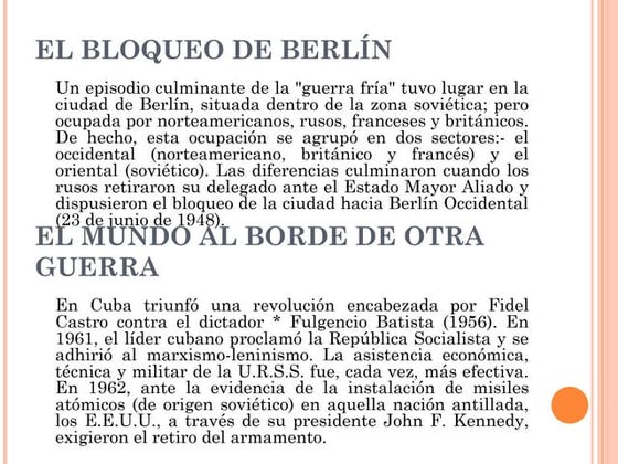 El bloqueo de berlín