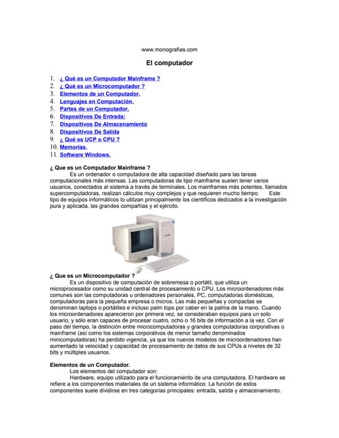 El computador