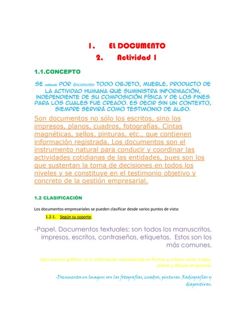 El documento