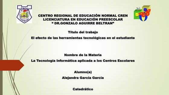 El efecto de las herramientas tecnologicas en el estudiante
