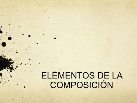 Elementos compositivos 8º