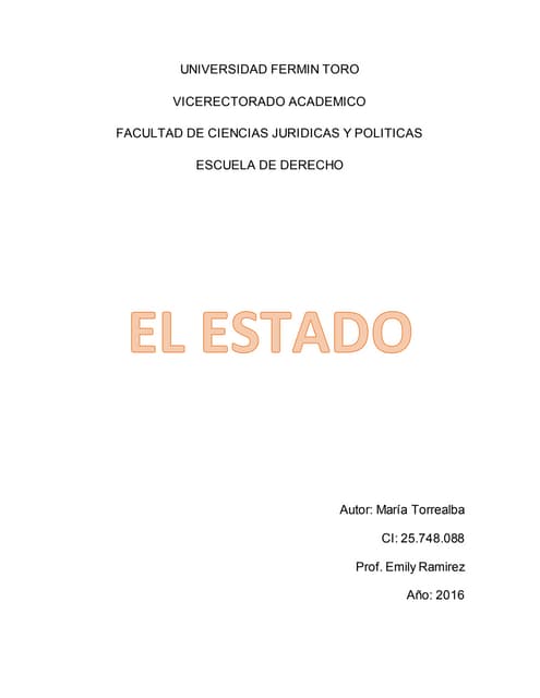 El estado