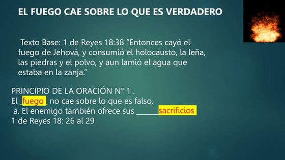 El Fuego cae sobre los   verdaderos.pptx