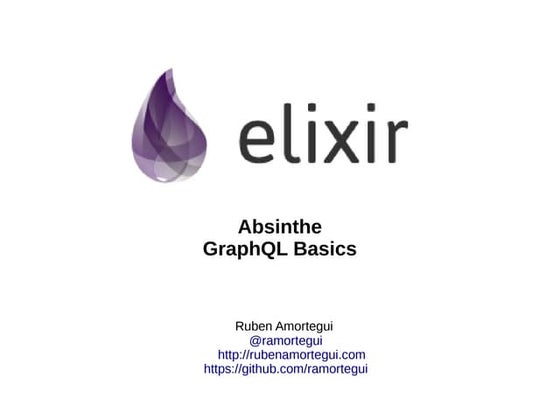 Elixir absinthe-basics