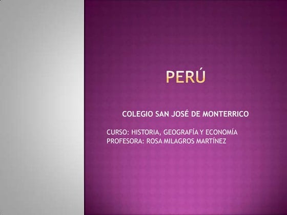 El peru