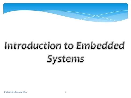 Embedded systems