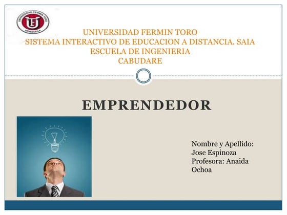 Emprendedor