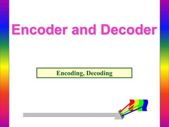 Encoder and decoder