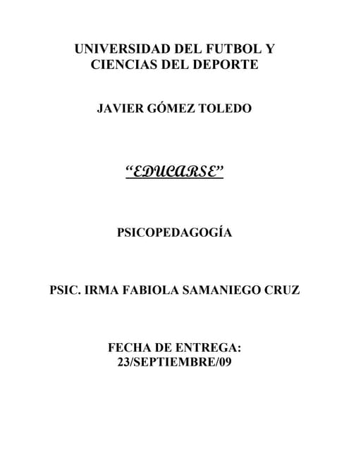 Ensayo Educaci‡N
