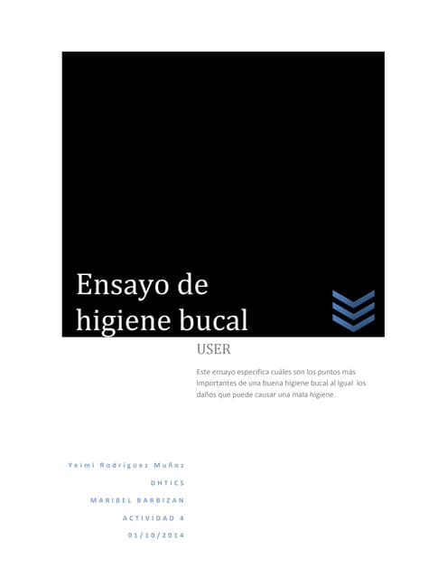 Ensayo yeimi