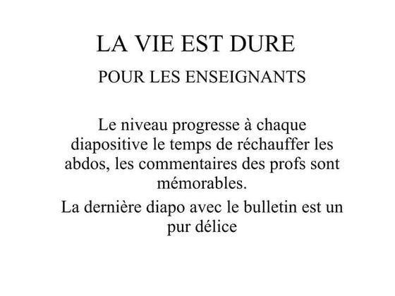Enseignants