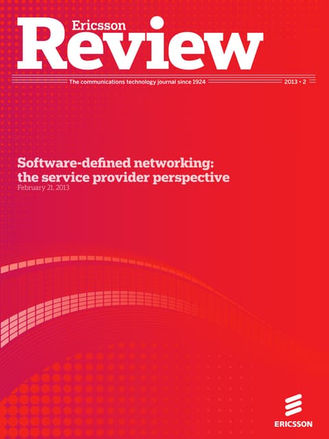 Ericsson Review: Software-Defined-Networking