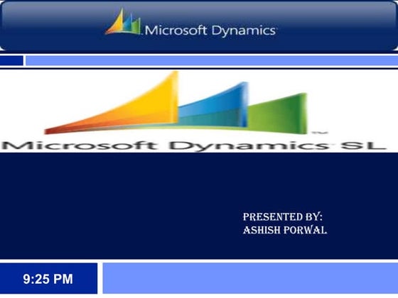 Erp microsoft dynamic ppt