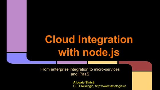 ESB integration for node.js 
