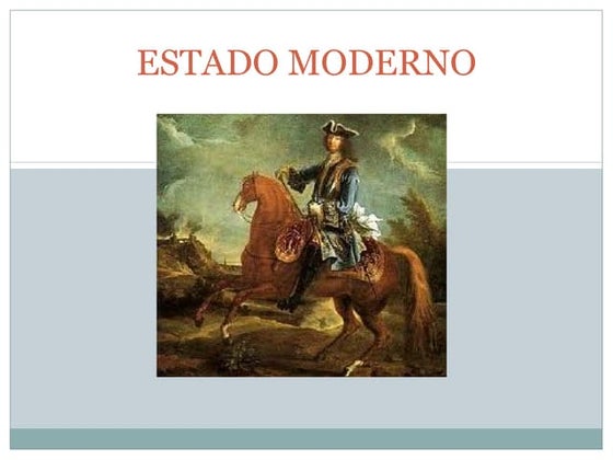 Estado moderno