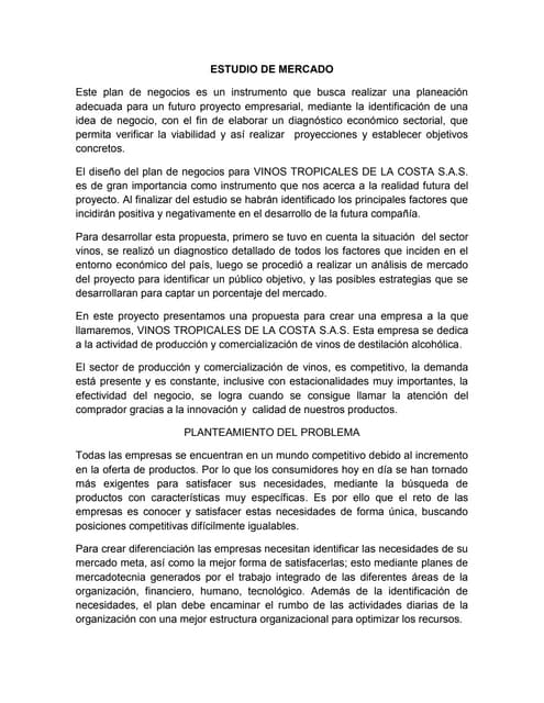 Estudio de mercado 