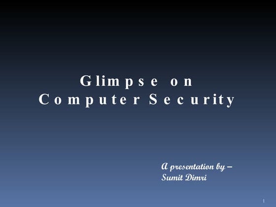 Ethical Hacking and Network Security