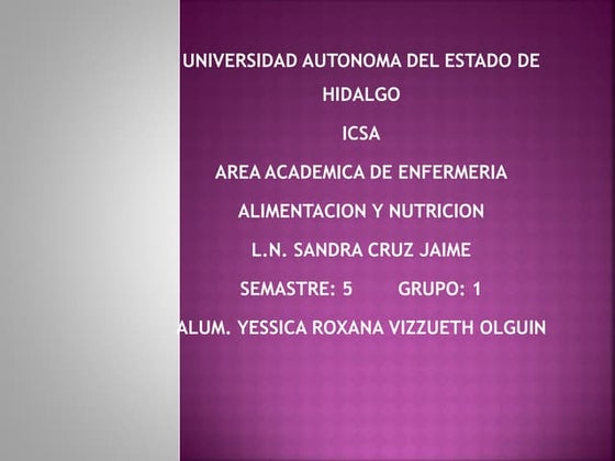 Evaluacion del estado nutricional enfermeria