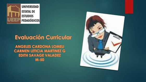 Evaluación curricular e intriseca