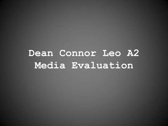 Evaluation