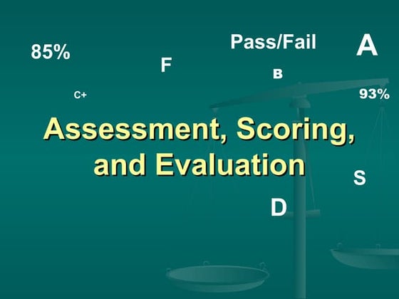types of Evaluation