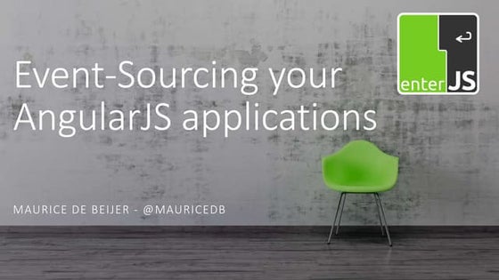 Event-Sourcing your AngularJS applications