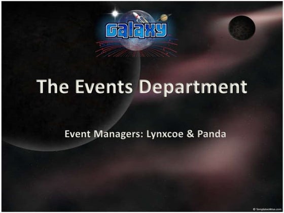 The Events department