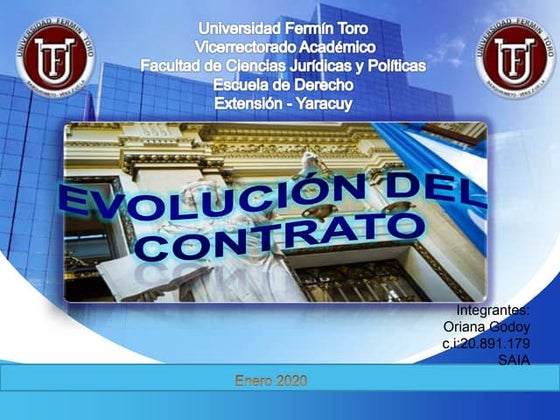 Evolucion del contrato
