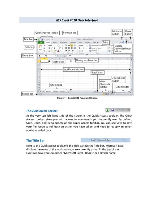 MS Excel 2010 tutorial 2