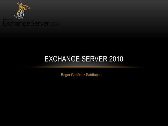 Exchange server 2010