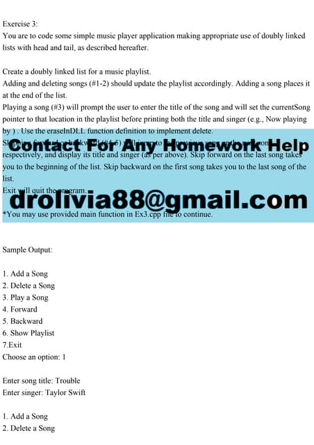 Exercise 3  You are to code some simple music player application .pdf