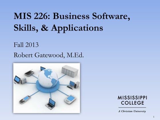 MIS 226: Chapter 1