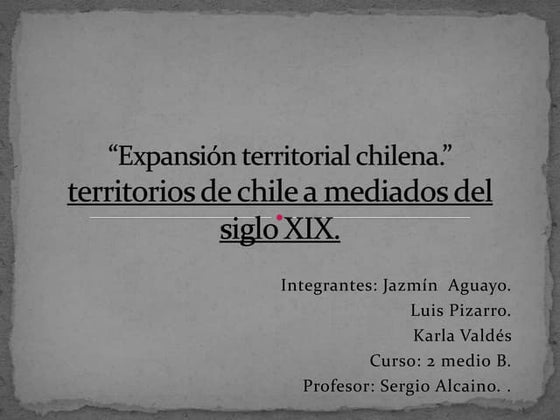Expansión territorial chilena
