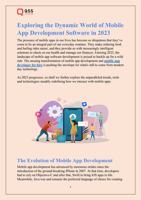 Exploring the Dynamic World of Mobile App Development Software in 2023.pdf