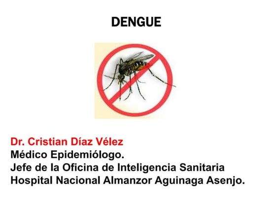 Situacion del dengue 2015
