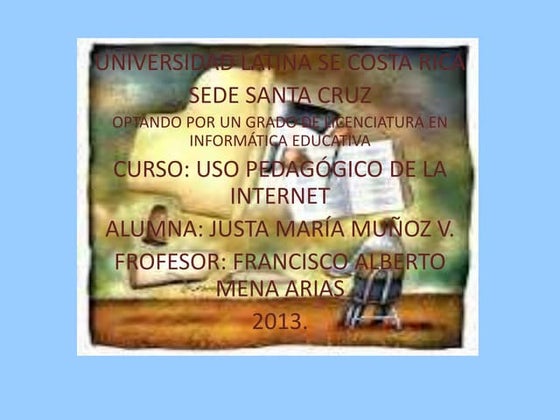 Exposición uso pedagógico de internet justa