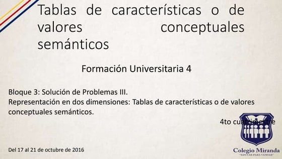 F. u 4 semana 17 al 21 de octubre