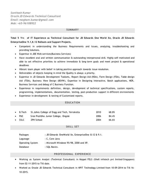 Santhosh_JDETechnical_Resume