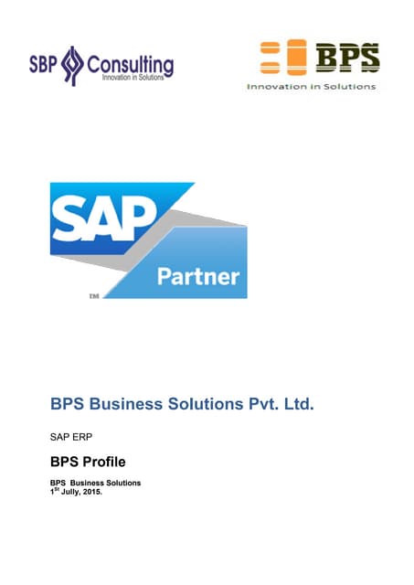 BPS Business Solutions Profile