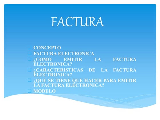 Factura